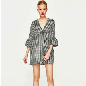 Zara Gingham Jumpsuit Dress